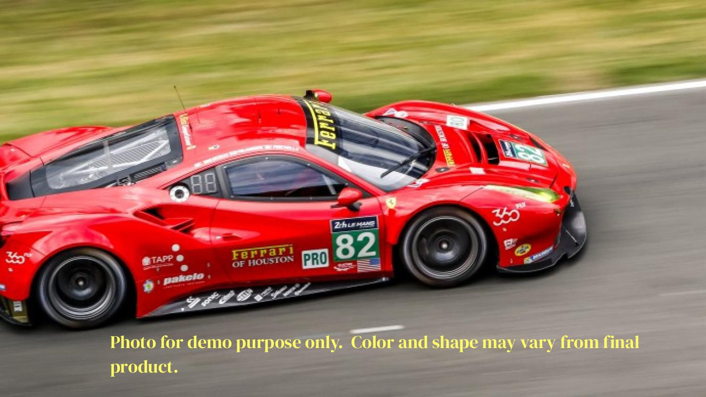 1/8 Lexan Clear RC Car GT Body Shell for FERRARI 488GT with WB360mm
