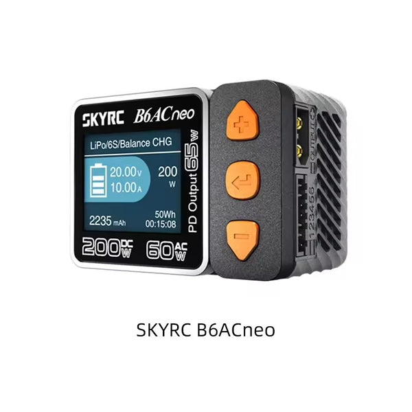 (Spot Goods)2023 New SkyRC B6ACneo Smart Charger DC 200W AC 60W Battery Balance Charger B6AC neo Upgraded for b6ac v2 SK-100200