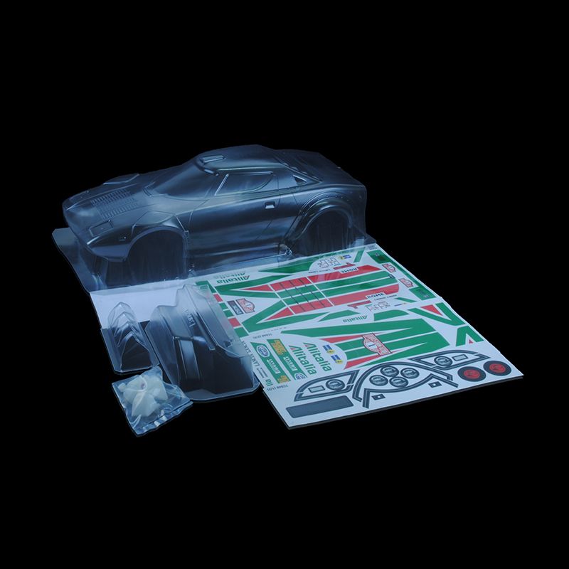 1/10 Lexan Clear RC Car Body Shell for LANCIA STRATOS 190mm