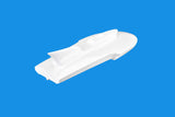 24" RC EP Epoxy Fiberglass Miss Supertest Hydroplane Scale Racing Boat Hull - White