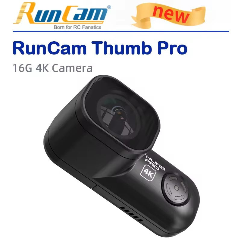 RunCam Thumb Pro 4K Built-in Gyro Mini Size Only 16 grams Replaceable ND Filter FPV Drone Action Camera 4K