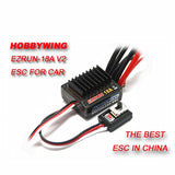 HobbyWing Ezrun 18A 2~3S Brushless ESC 1/18 RC Car 2030 18T Combo w/ Program Card