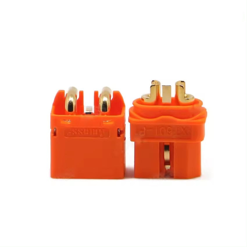 Wholesale Orange Original Amass XT 60I XT-60I XT60IPW-M XT60I XT60IPW Male XT60I-F Female Connector Signal Pin Plug Connector (10 pcs)