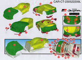 1/10 Lexan Clear RC Car Body Shell for TOYOTA SUPRA HYCADE   195mm