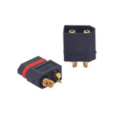 Male Female Black Original Amass Panel Mount XT60 XT60EW XT60EW-M Waterproof Plug Adapter XT60W XT60W-F XT60W-M Connector (10 pcs)