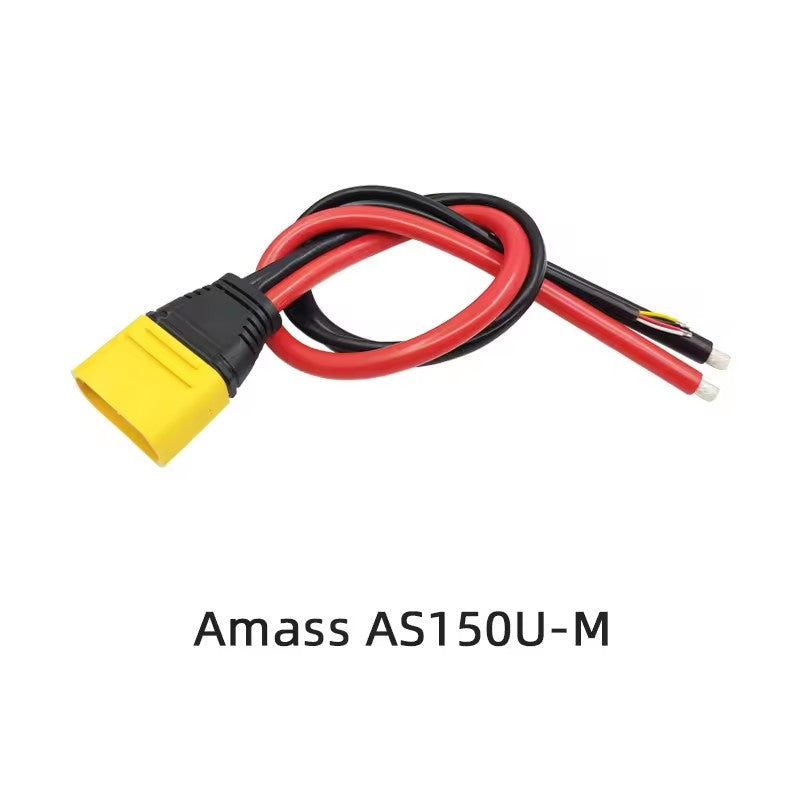 OEM Real Amass AS150U Male Female Connector Resistance Adapter Cable With Signal Pin Waterproof Plug For FPV Racing RC Drone Mo