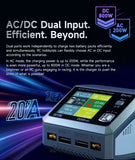 Skyrc Q200 neo AC/DC Dual Input DC 800W AC 200W USB-C Power delivery for fast lithium battery charger