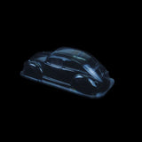 1/10 Lexan Clear RC Car Body Shell for BEETLE CRAWLER BODY  313mm