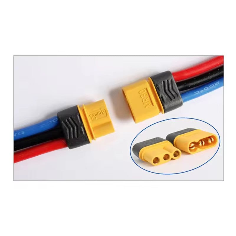 Amass MR Series MR30 Male and Female Model Aircraft Power Battery Motor Electrically Adjusted Three-core Plug Connector (10 sets)