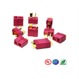 Real Amass AM-1015B T-plug Battery Connector Non-slip Plug with Sheath High Quality High Temperature Resistant Power (20 sets)