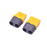 Amass XT60H Connector Yellow Male and Female with Protective Sleeve Aeromodelling Plug connectors (10 sets)