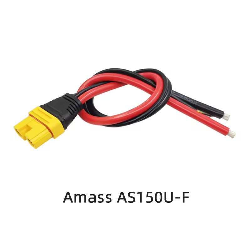 OEM Real Amass AS150U Male Female Connector Resistance Adapter Cable With Signal Pin Waterproof Plug For FPV Racing RC Drone Mo