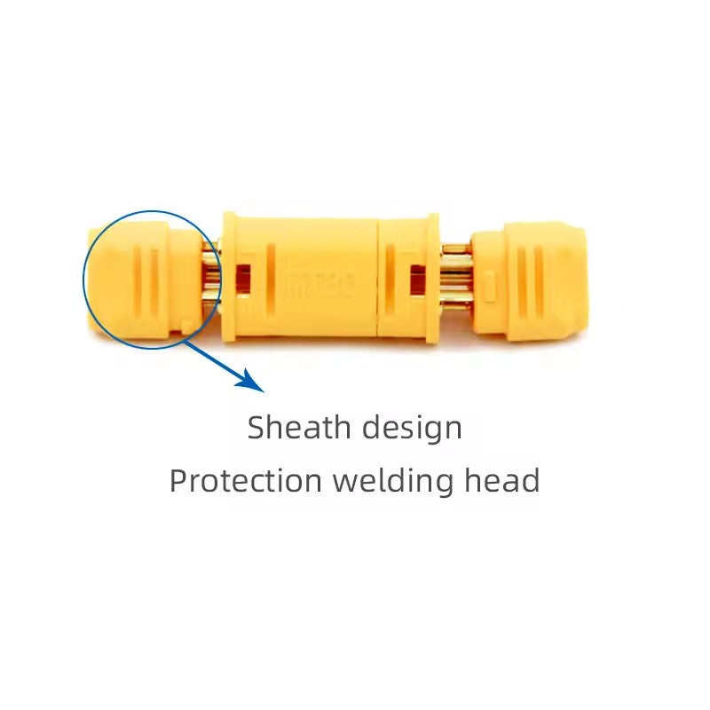 Amass MT30 Yellow Motor ESC Three-core DC Motor Plug Aeromodelling Battery Connector  (10 sets)