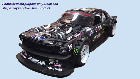 1/10 Lexan Clear RC Car Body Shell for HOONICORN KEN BLOCK 200mm