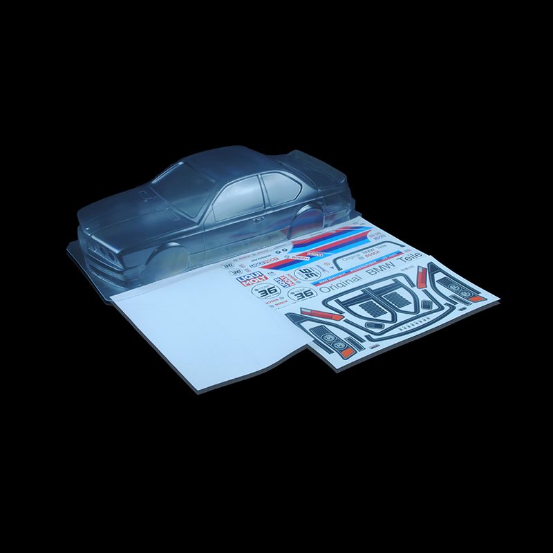 1/10 Lexan Clear RC Car Body Shell for BMW 635   WT 190mm