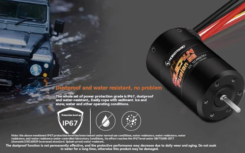 Hobbywing Quicrun Fusion SE Motor 40A Controller 2 in 1 1800KV for 1/10 Rock Crawler