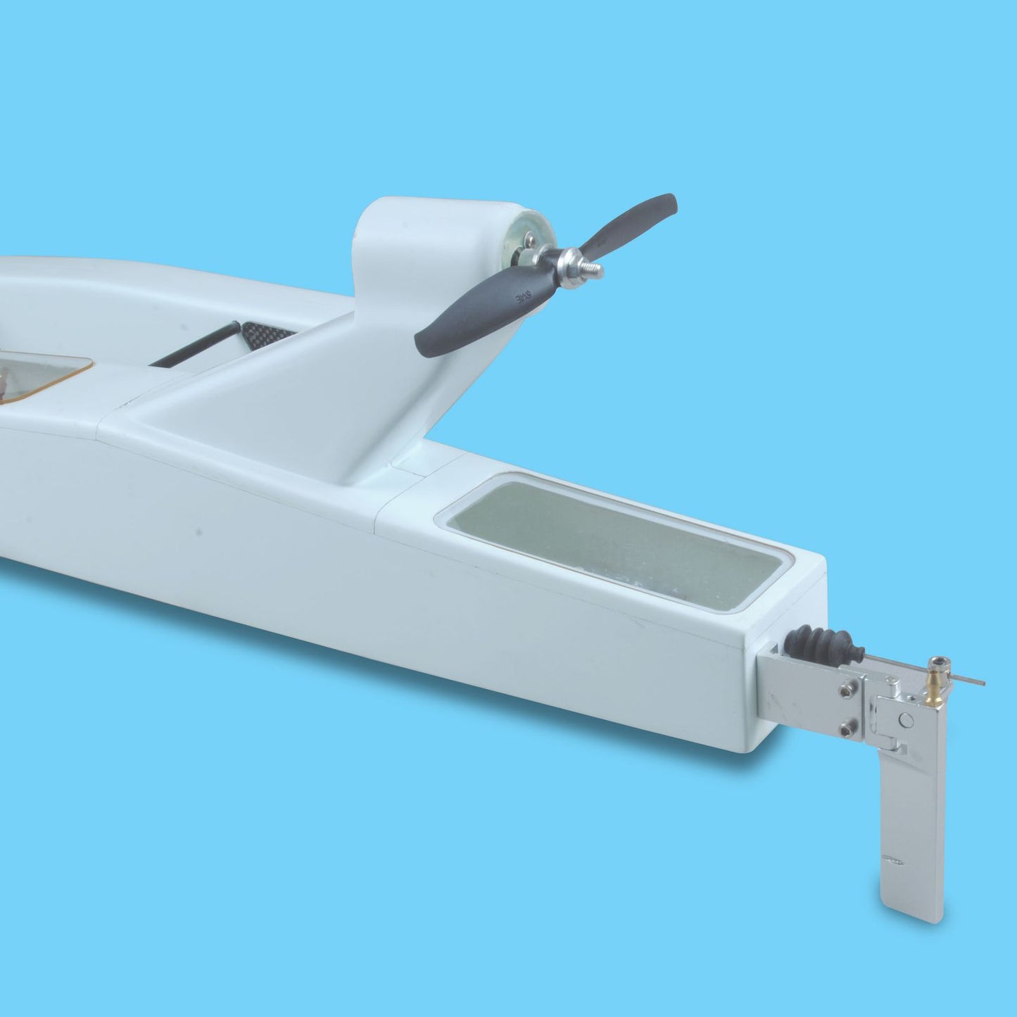 ARROW-SIX  RC Airboat Outrigger Fiberglass made Hull for Superfast ~ 100km/hr ( 60mph)