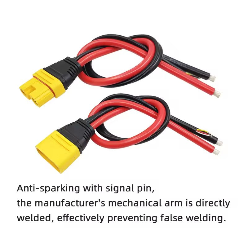 OEM Real Amass AS150U Male Female Connector Resistance Adapter Cable With Signal Pin Waterproof Plug For FPV Racing RC Drone Mo