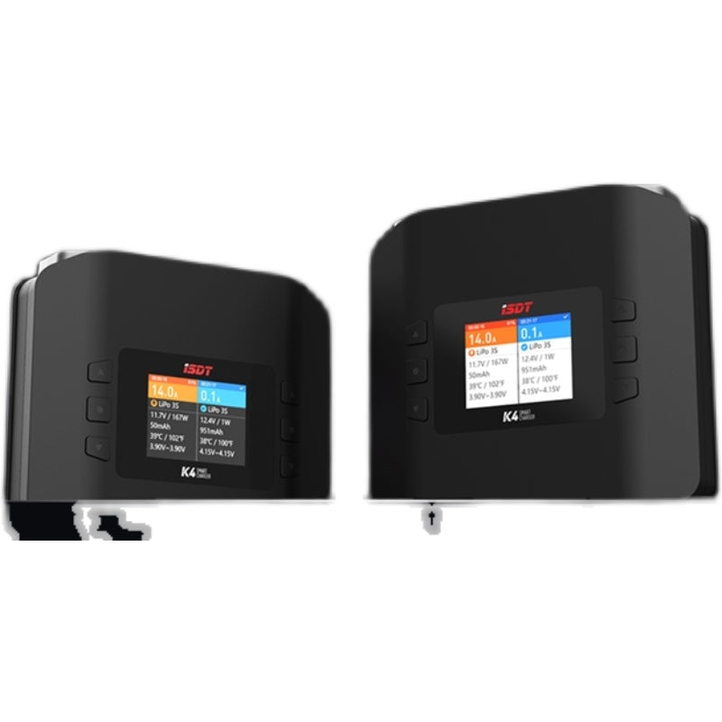 ISDT K4 1~8S Lithium Battery Smart Charger  AC 400W/DC 600W*2 Dual Mode Dual Channel