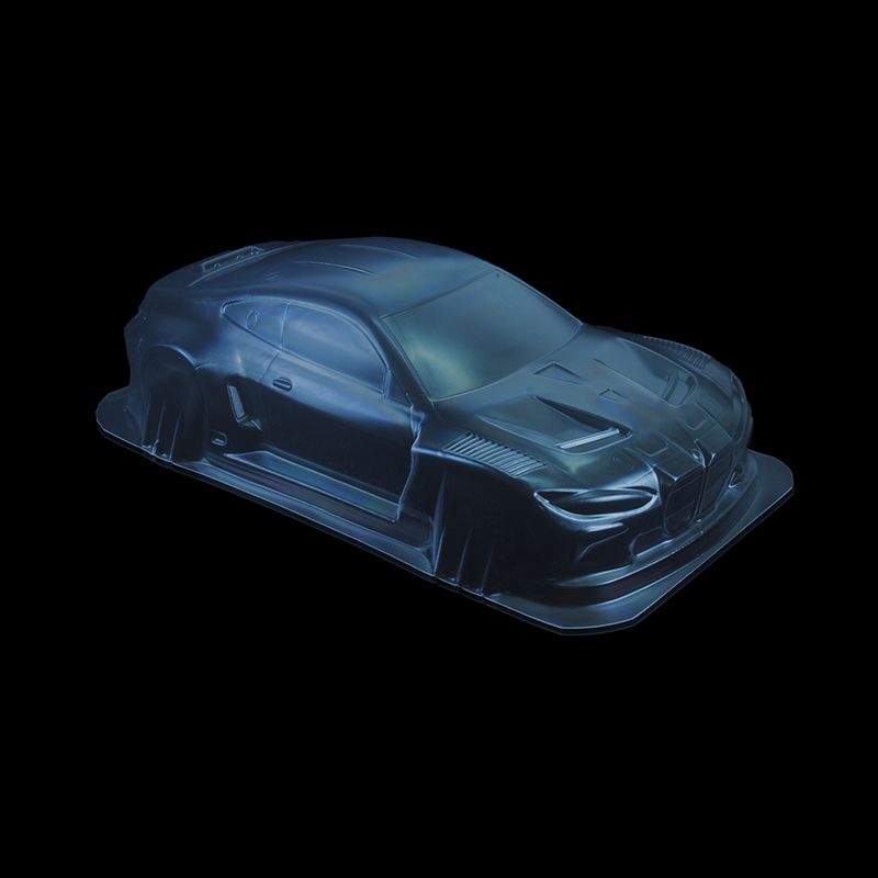Pre-owned 1/8 Lexan Clear RC Car GT Body Shell for BMW M4 GT3 with WB360mm