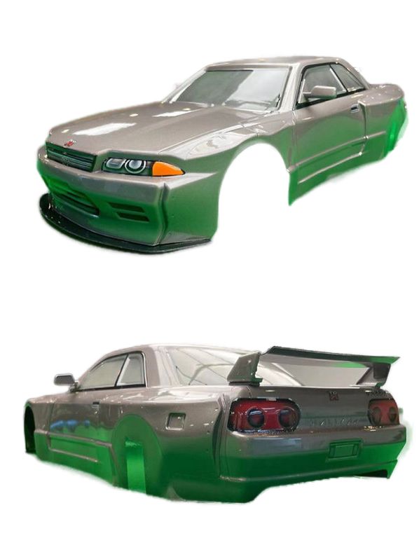 1/10 Lexan Clear RC Car Body Shell for Pandem Nissan GTR R32 200mm