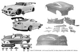 1/10 Lexan Clear RC Car Body Shell for A80 SUPRA  200MM