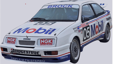 1/10 Lexan Clear RC Car Body Shell for Ford Sierra RS500 Cosworth