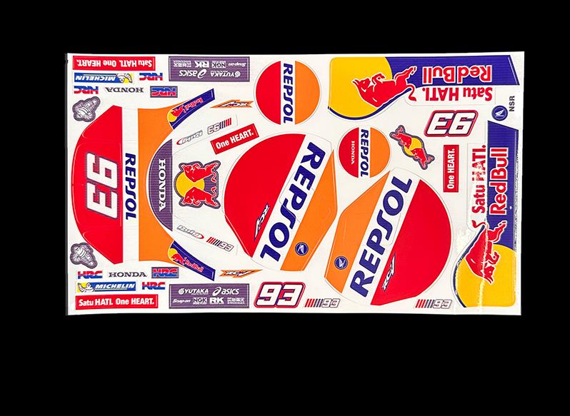 1/8  Lexan Clear Body Shell for  NSR 500 BIKE BODY-93