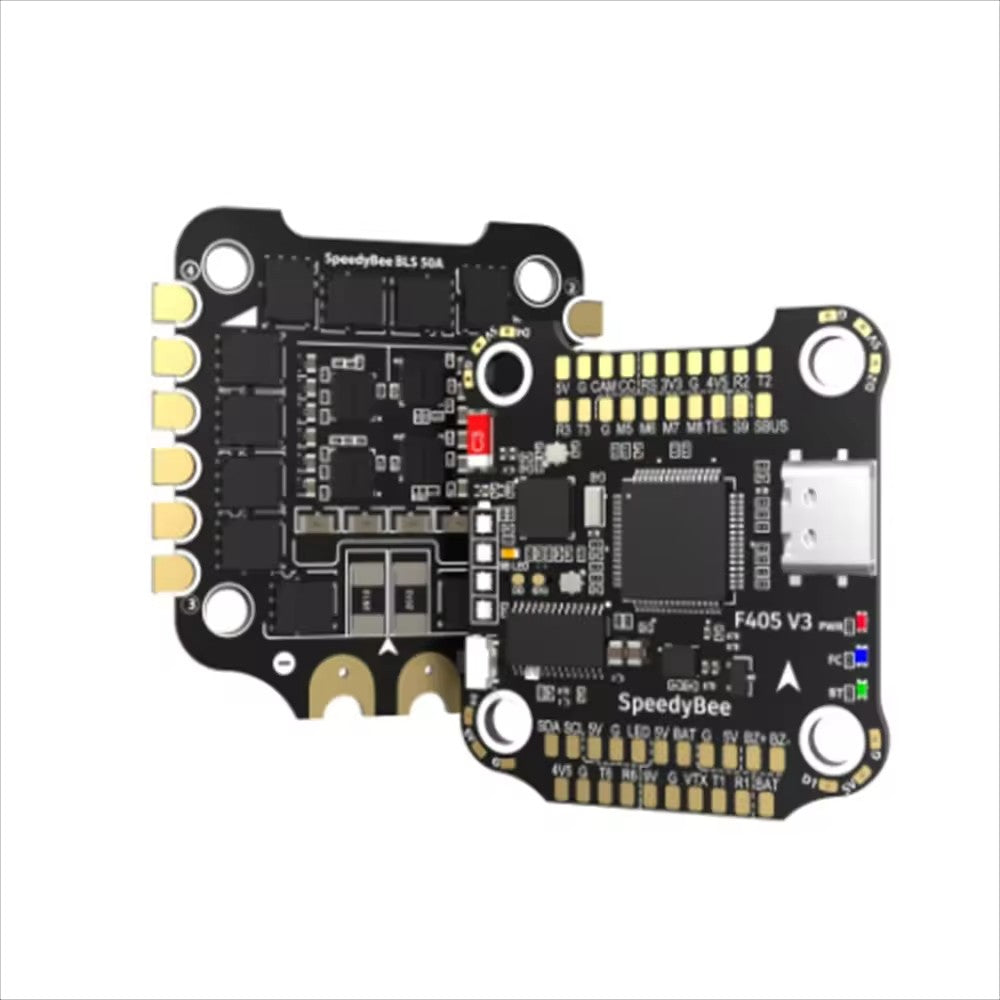 2024 New SpeedyBee F405 V3 50A Stack FC ECS BMI270 30x30 Flight Controller BLS 50A 4-in-1 ESC 3-6S LiPo For RC FPV Drone RunCam