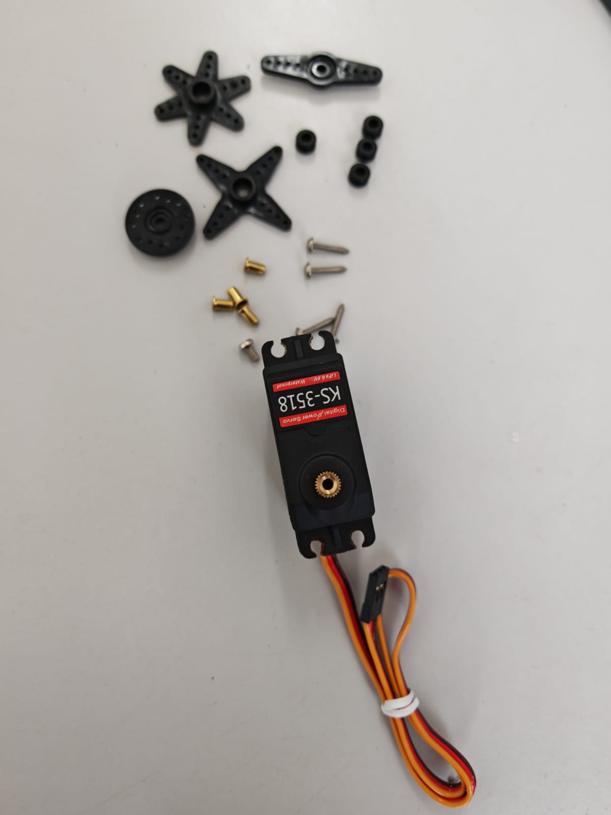 Waterproof High Torque 20kgf Metal Gear Digital Servo for Robot , RC Boat , Car