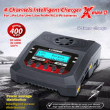 GT Power X4 Mini Charger 200W AC / 100W x4 DC (can charge 4 different type of batteries at the same time)