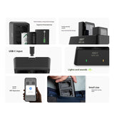 ISDT NP2 Air Camera Battery Charger Dual-Channel Camera Battery APP Monitoring