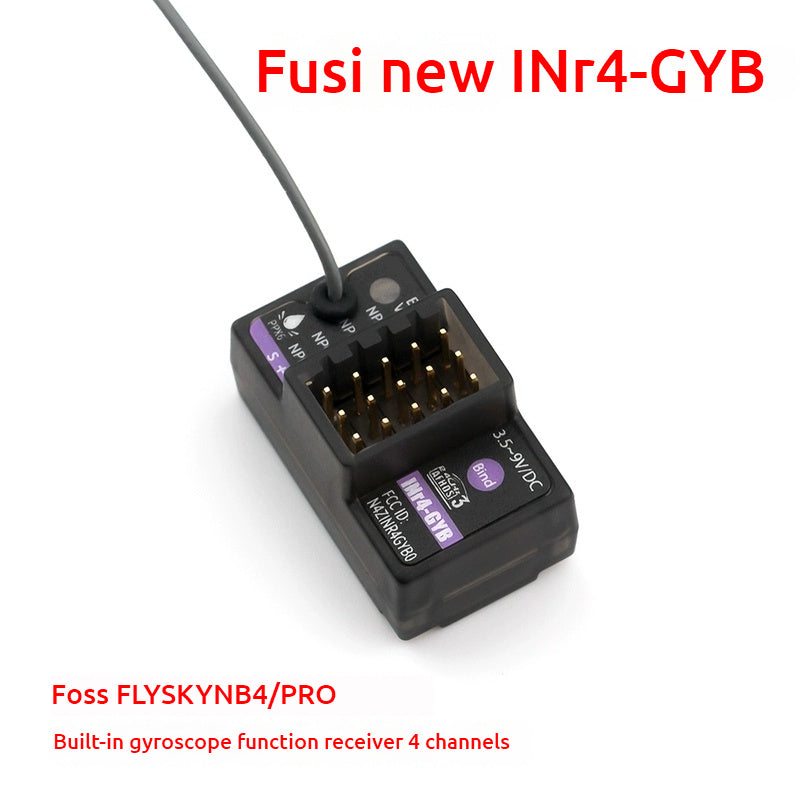 Flysky INr4-GYB 4channel Receiver built-in Gyroscope Function for DIY RC