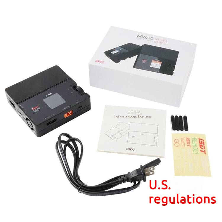 ISDT 608AC 50W AC 200W DC Dual Mode 8A 6S Smart Charger