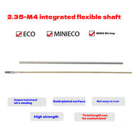 RC Boats ECO Mini-ECO Mini Hydroplane Flexible Shaft 2.35mm to M4 Shaft Sleeve (Length can be customized)