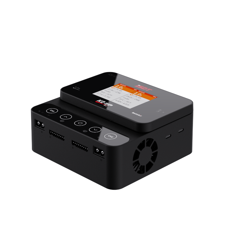 ISDT K2 ZIP Dual Mode Smart Charger AC200W/DC500Wx2 2.8" IPS LCD Balance Charger