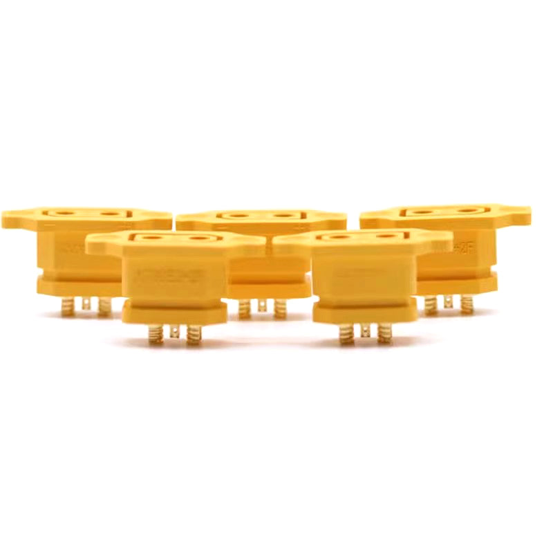 AMASS 50A  XT90E(2+2)F Signal Pin Mount Connector Plugs (5pcs)