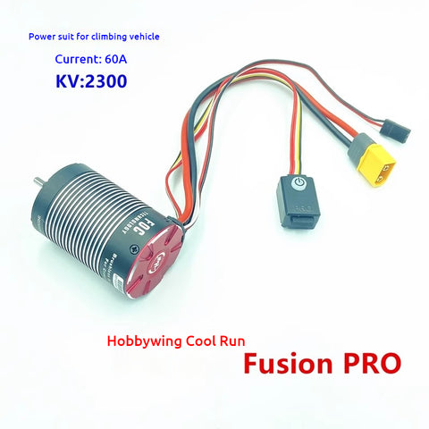 Hobbywing QuicRun Fusion Pro FOC 2-in-1 ESC & Motor RC Car Truck System (2300Kv)