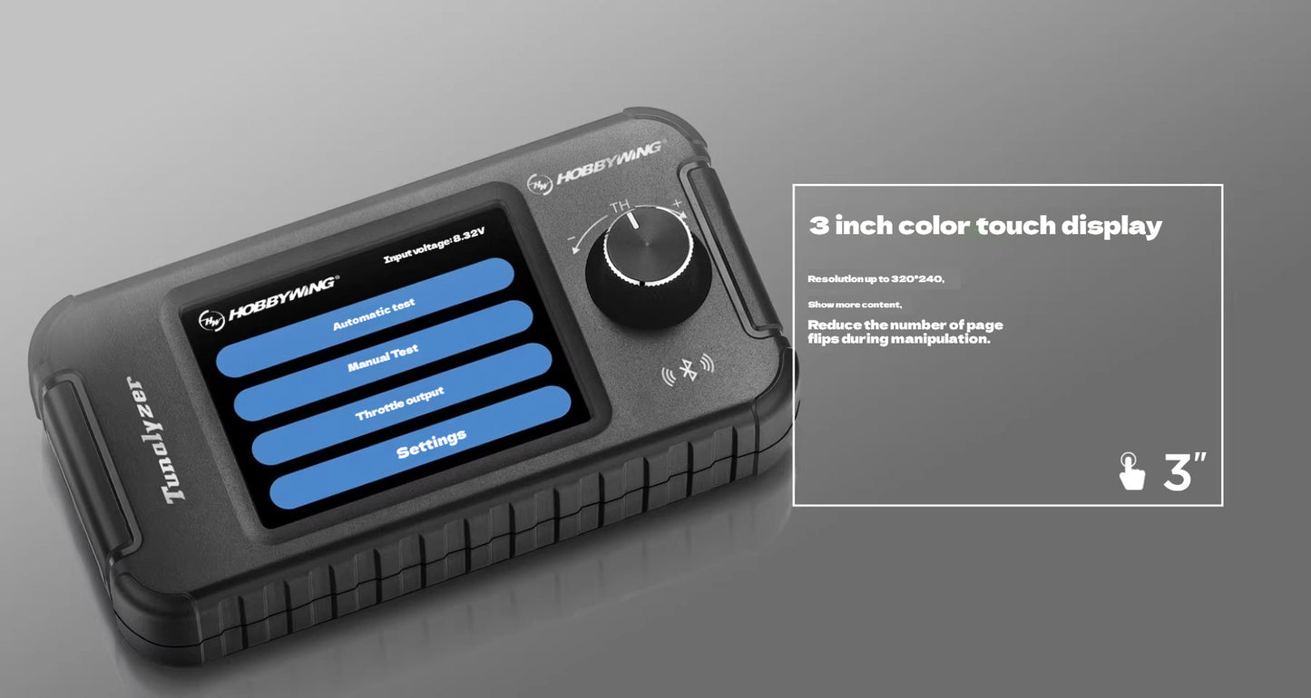 Hobbywing Tunalyzer Motor Tester for Brushless Motors
