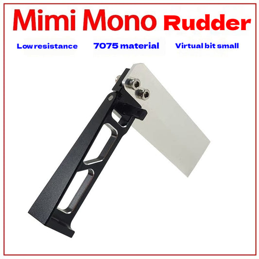 RC Boat Rudder 60*75*2mm CNC Low Resistance Rudder for Speed RC Mini-MONO Racing Boat
