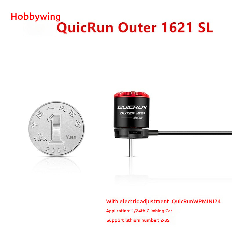 HOBBYWING QUICRUN MINI24 25A ESC 1621SL 3500KV Motor Brushless for 1/24 RC Car