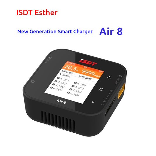 ISDT Air8 Lipo power Balance Battery Charger Discharger 20A 500W DC 1-8S