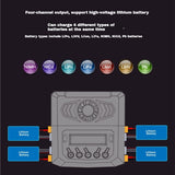 GT Power X4 Mini Charger 200W AC / 100W x4 DC (can charge 4 different type of batteries at the same time)