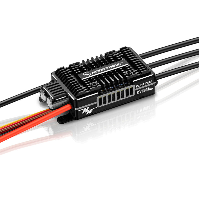 Hobbywing Platinum Pro 180A HV V5 Brushless ESC for electric helicopters and fixed-wing aircraft