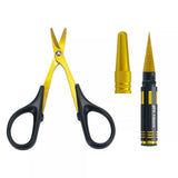 0-14mm Hole Puncher Reamer w/Sleeve Curved Scissors for RC Car Body Shell Tools
