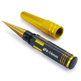 0-14mm Hole Puncher Reamer w/Sleeve Curved Scissors for RC Car Body Shell Tools