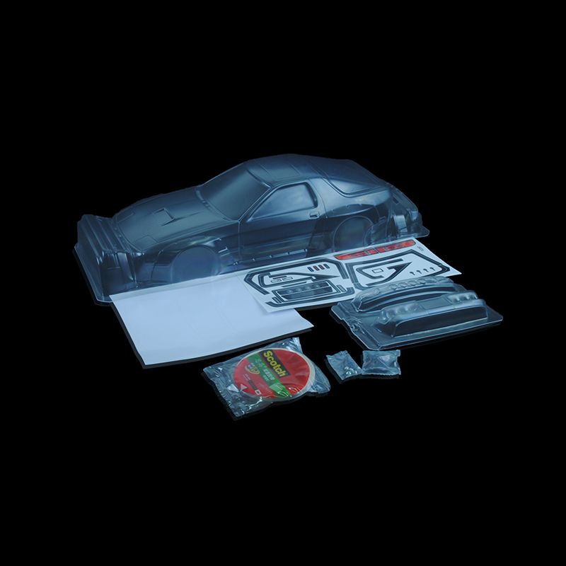 1/10 Lexan Clear RC Car Body Shell for PANDEM MAZDA RX7  200mm