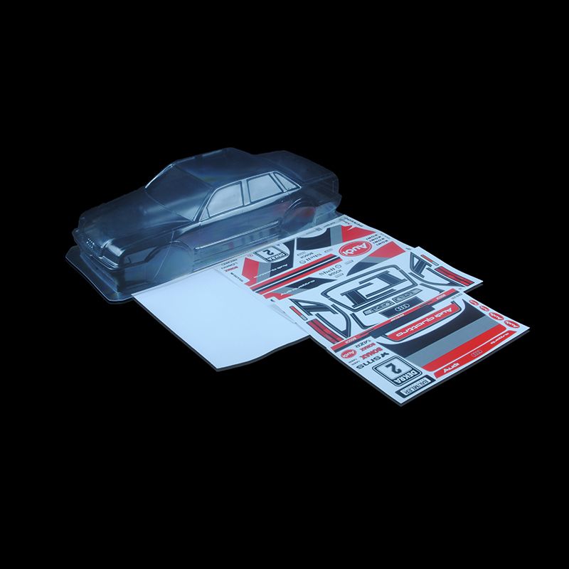 1/10 Lexan Clear RC Car Body Shell for AUDI V8   WT 190mm