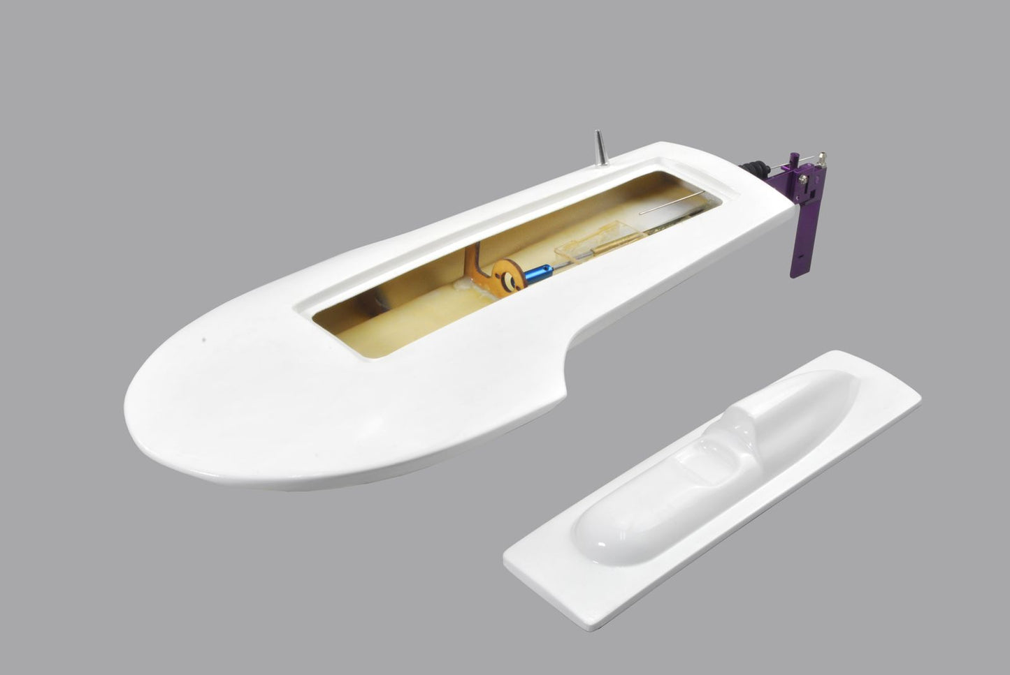 Pre-owned 15.6" RC EP Fiberglass Mia Hydroplane Scale Racing Boat Hull