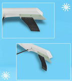 24mm*65mm Carbon Fiber RC Boat Water Stabilizer Trim Tab Fin